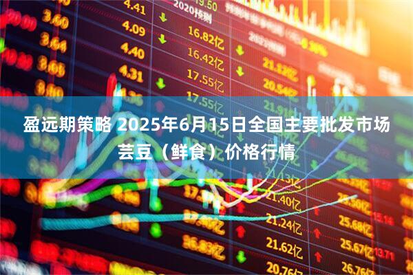 盈远期策略 2025年6月15日全国主要批发市场芸豆（鲜食）价格行情